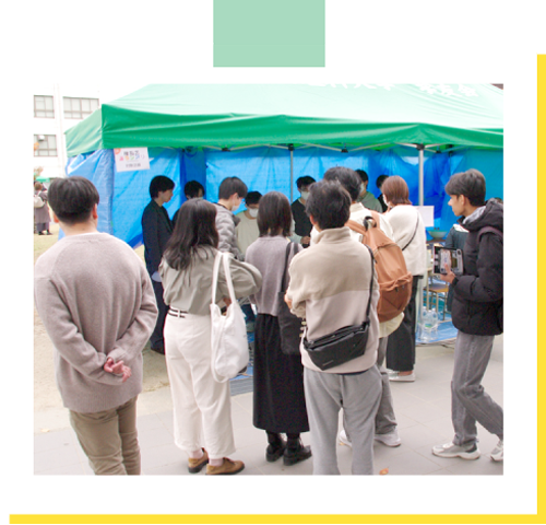 第60回 半田山祭｜情報理工学科｜ロボットが描くパンケーキで飲食ブース初出店
